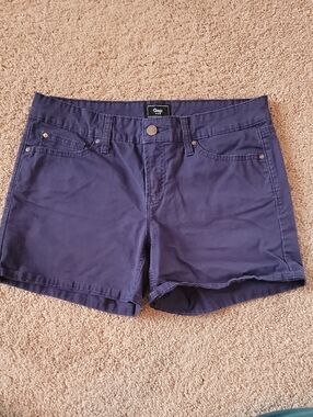 GAP Women's Dark Navy Cotton Blend Shorts Size 6